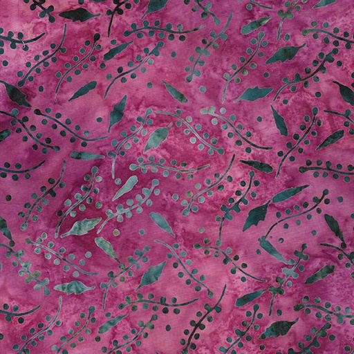 [412404175] Berries and Feathers-Pink Rosewood