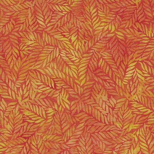 [112411266] Mini Tossed Leaves-Orange Tiger