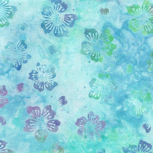 [712409851] 712409851 / Medium Floral-Multi Turquoise Green