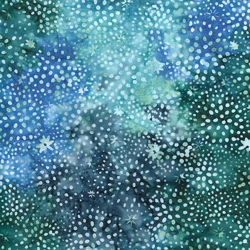 [712413884] 712413884 / Dandelion Burst-Multi Blue Teal Denim
