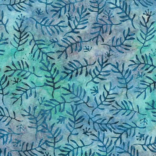 [712411955] 712411955 / Vines and Sprigs -Teal Aruba