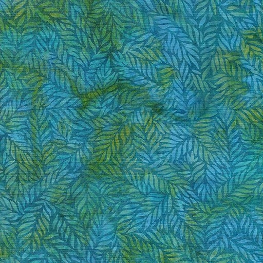 [112411525] 112411525 / Mini Tossed Leaves-Blue Morning Glory