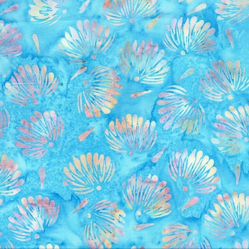 [712526920] 712526920 / Floral Fan Tossed-Teal Pool