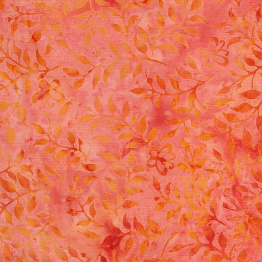 [112508253] 112508253 / Butterfly & Leaves-Orange Tangerine