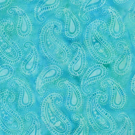 [112512905] 112512905 / Paisley-Teal Aqua