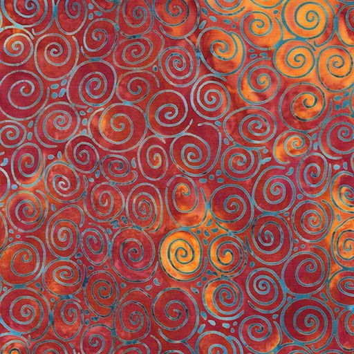 [712503282] 712503282 / Spiral-Orange Vermillion