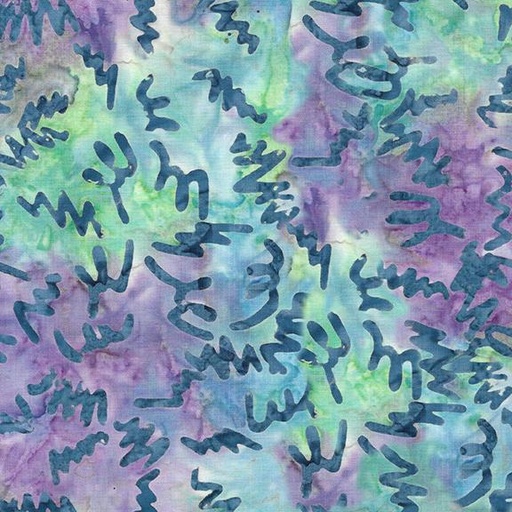 [822306845] 822306845 / Spiral Doodles-Multi Green Purple Mardi Gras