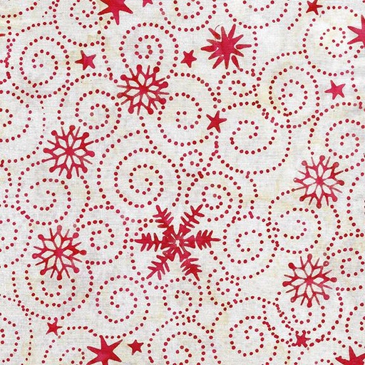 [122331700] 122331700 / Swirl Snowflake-White