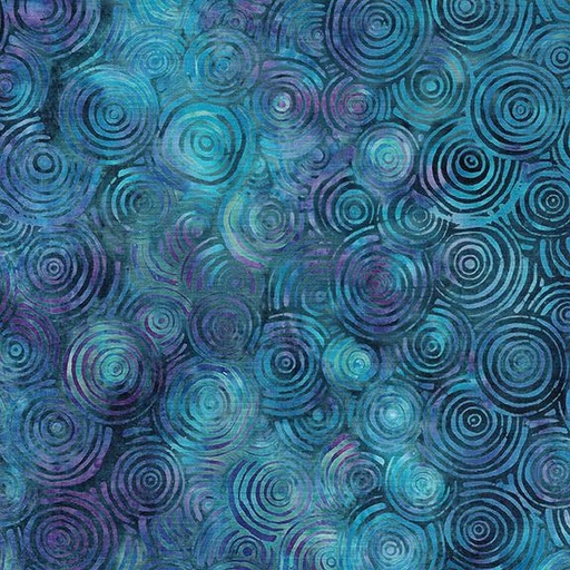 [122420802] 122420802 / Tree Rings-Multi Purple Teal Blue