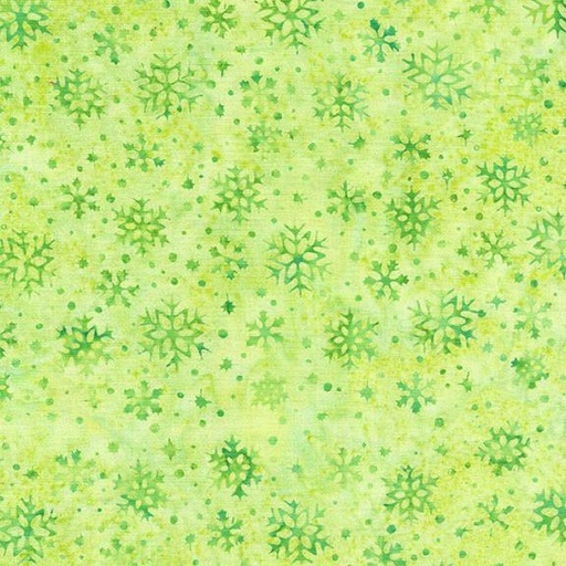 [122401615] 122401615 / Snowflakes-Green Pistachio