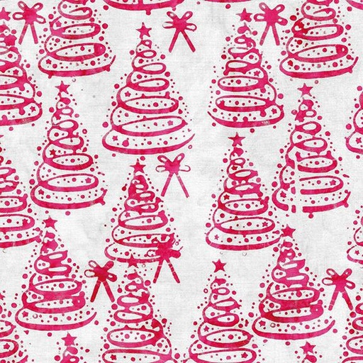 [122412700] 122412700 / Christmas Trees-White