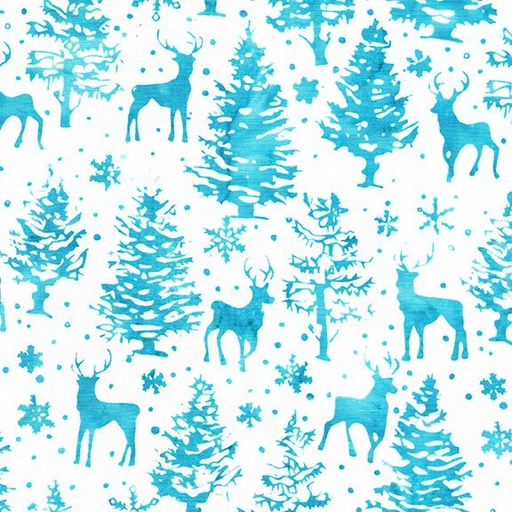 [122407700] 122407700 / Trees and Deer-White