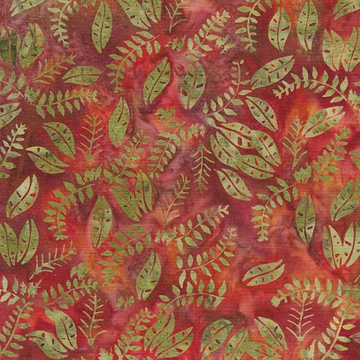 [722405365] 722405365 / Leaves and Sprigs-Red Crimson