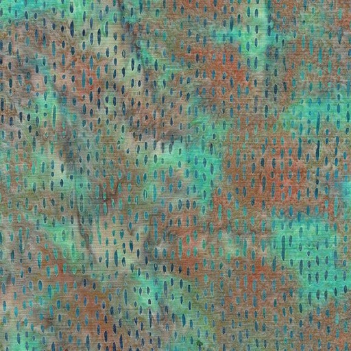 [122442824] 122442824 / Rainfall-Multi Peach Teal