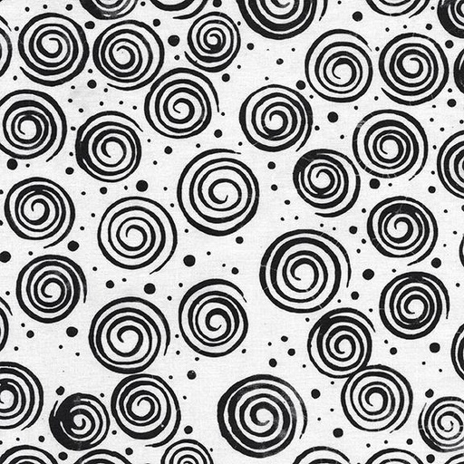 [122464700] 122464700 / Spiral Dots-White