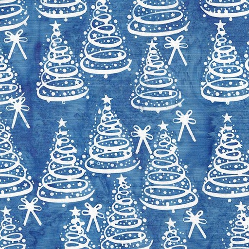 [122412570] 122412570 / Christmas Trees-Blue Cornflower