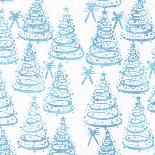[122412708] 122412708 / Christmas Trees-White