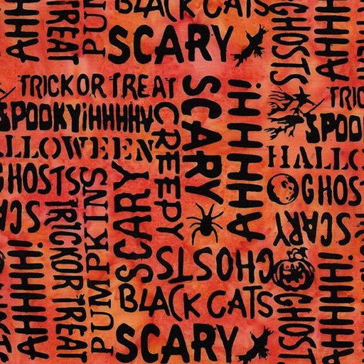 [122552256] 122552256 / Halloween Words Orange Marmalade