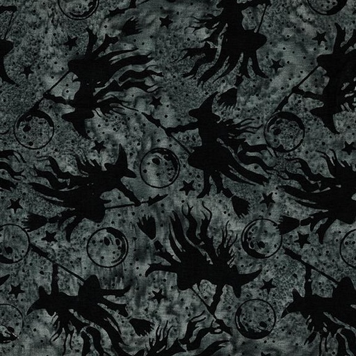 [122549755] 122549755 / Witches Moons Stars Grey Tin