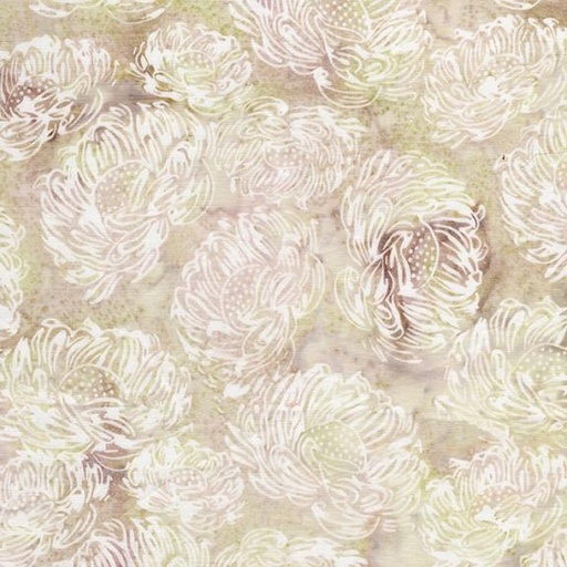 [122525038] 122525038 / Tossed Medium Flowers Neutral Alabaster
