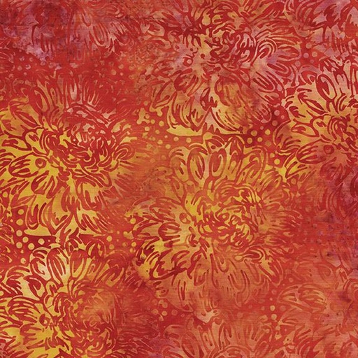 [122524810] 122524810 / Large Dahlias Multi Pink Orange Sunset