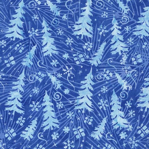 [122507545] 122507545 / Trees and Presents Blue Bluebird