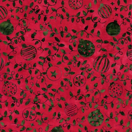 [122508355] 122508355 / Ornaments and Vines Red Candy