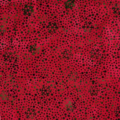 [122515360] 122515360 / Snowflakes and Dots Red Cherry