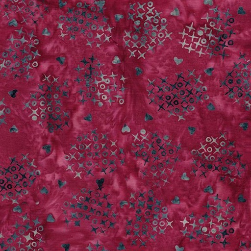 [522503190] 522503190 / Cross Stitch Hearts Pink Pomegranate