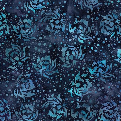 [122529475] 122529475 / Flowers and Dots Purple Eggplant