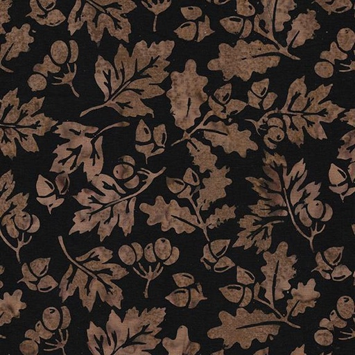 [122542795] 122542795 / Acorns and Leaves Black