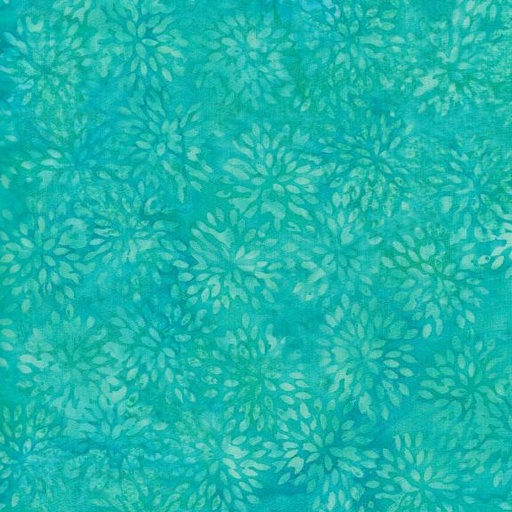[BE36-D1] Small Pointed Floral-Turquoise