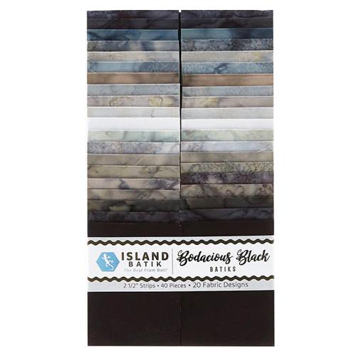 [Bodacious Black-SP] Bodacious Black Batiks Strip Pack
