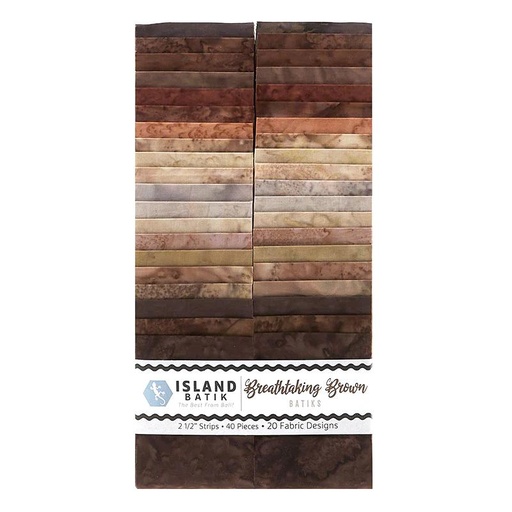 [Breathtaking Brown-SP] Breathtaking Brown-SP / Breathtaking Brown Batiks Strip Pack