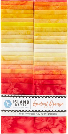 [Opulent Orange-SP] Opulent Orange Batiks Strip Pack