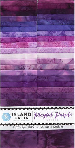 [Playful Purple-SP] Playful Purple-SP / Playful Purple Batiks Strip Pack
