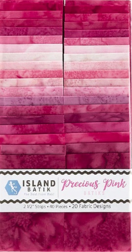 [Precious Pink-SP] Precious Pink Batiks Strip Pack