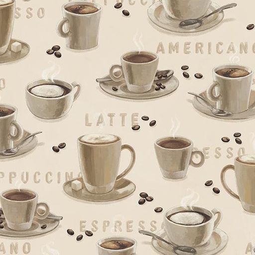 [W135-003-054] W135-003-054 / Coffee Cups-Cream
