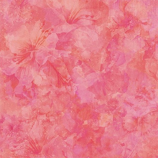 [W130-012-155] W130-012-155 / Floral Texture-Pink