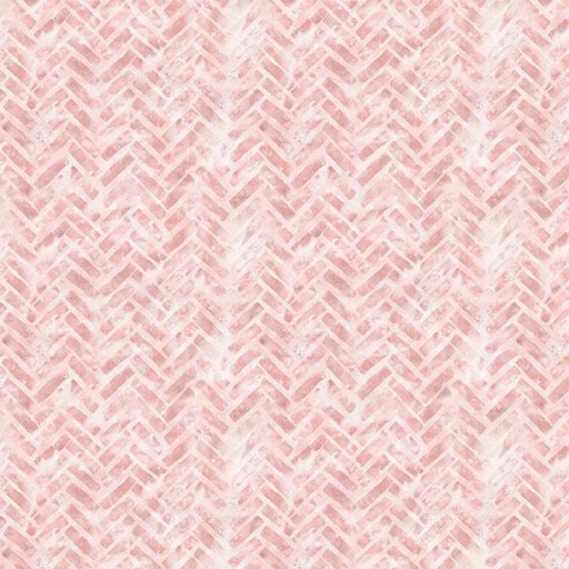 [W105-028-111] W105-028-111 / Herringbone Tiles-Pink
