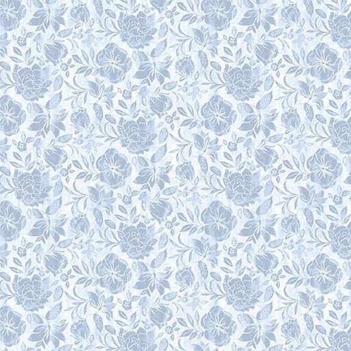 [W105-026-510] W105-026-510 / Tonal Floral-Blue