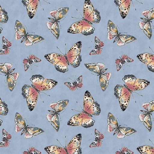 [W105-024-515] W105-024-515 / Butterfly Toss-Blue