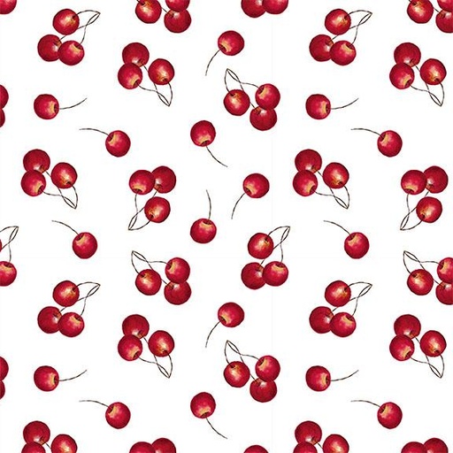 [W105-014-003] W105-014-003 / Cherries-White