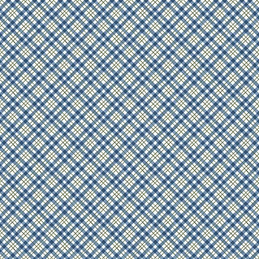 [W105-018-506] W105-018-506 / Diagonal Plaid-Blue