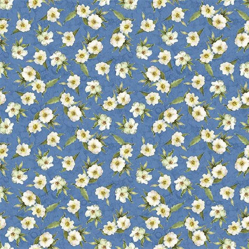 [W105-016-550] W105-016-550 / Small Floral-Blue