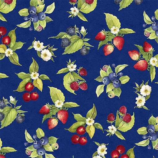 [W105-012-573] W105-012-573 / Fruit Toss-Navy