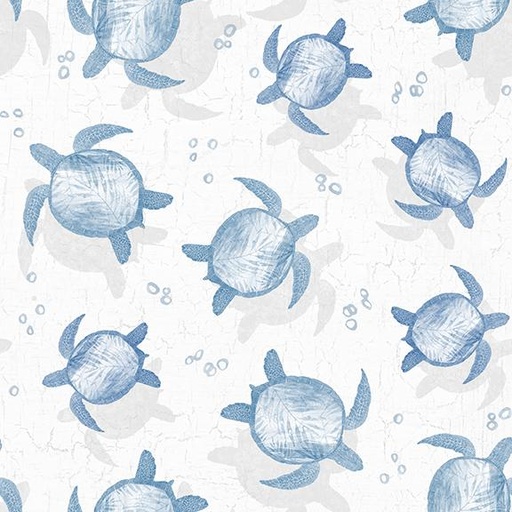 [W145-004-500] W145-004-500 / Sea Turtle Toss-White