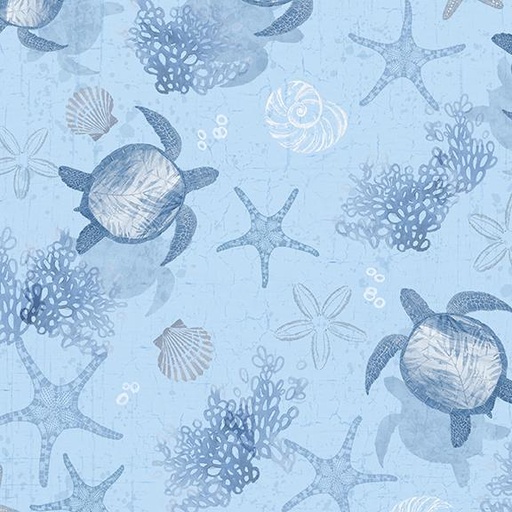 [W145-003-517] W145-003-517 / Sea Creatures-Blue