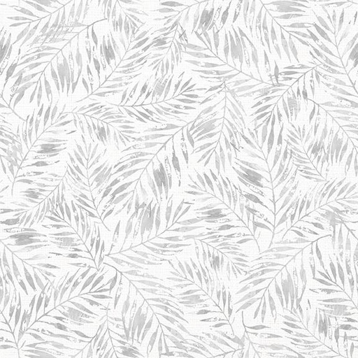 [W145-008-705] W145-008-705 / Palm Leaves-Gray