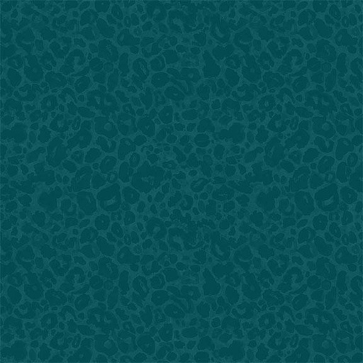 [W100-010-999] W100-010-999 / Animal Print-Teal